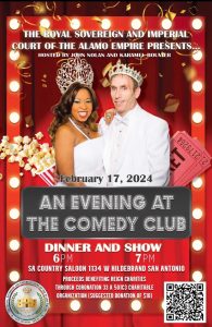An Evening At The Comedy Club, A Dinner and a Show @ SA Country Saloon