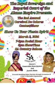 5th Annual "Carnival de Colores" Show @ SA Country Saloon