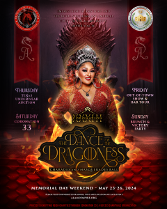 RSICAE CORONATION 33: THE DANCE OF THE DRAGONESS CHARADES AND MASQUERADES BALL @ Double Tree by Hilton San Antonio Airport
