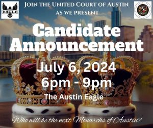 United Court of Austin Candidate Announcement @ Austin Eagle
