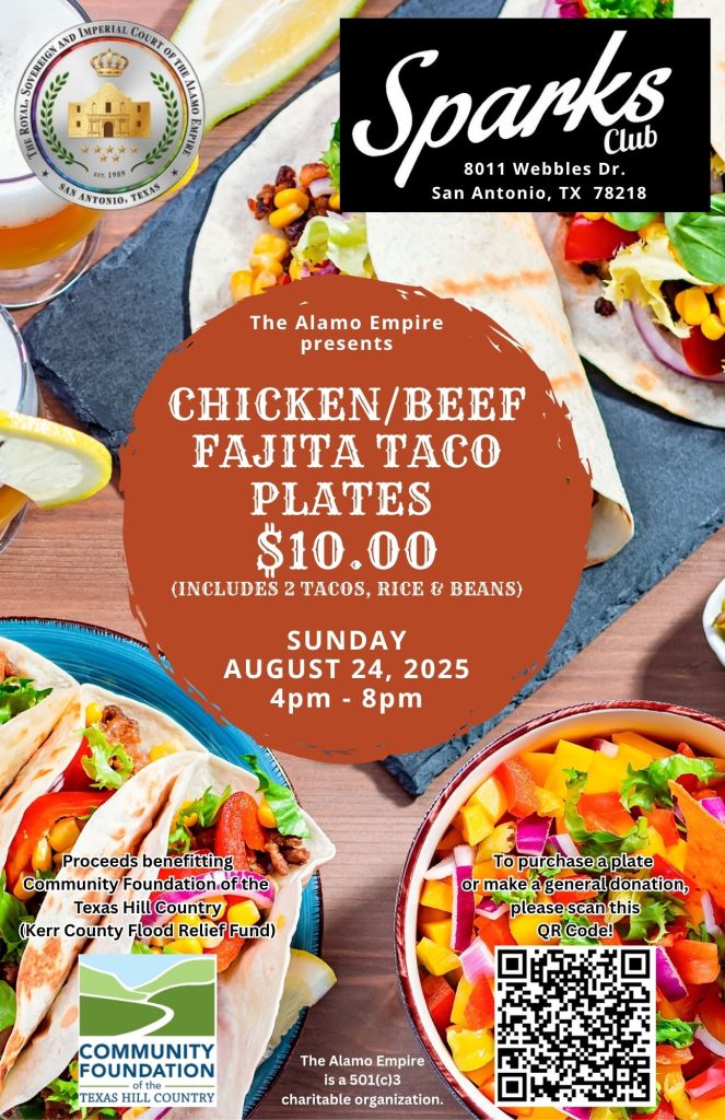 Chicken/Beef Fajita Tacos Plate Sale @ Sparks Club