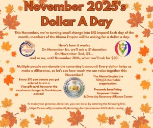 November Dollar a Day Fundraiser