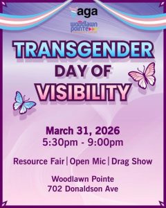 SAGA Transgender Day of Visibility Event @ Woodlawn Pointe
